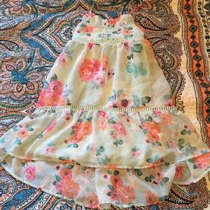 Children’s Place TCP blue floral high low dress
